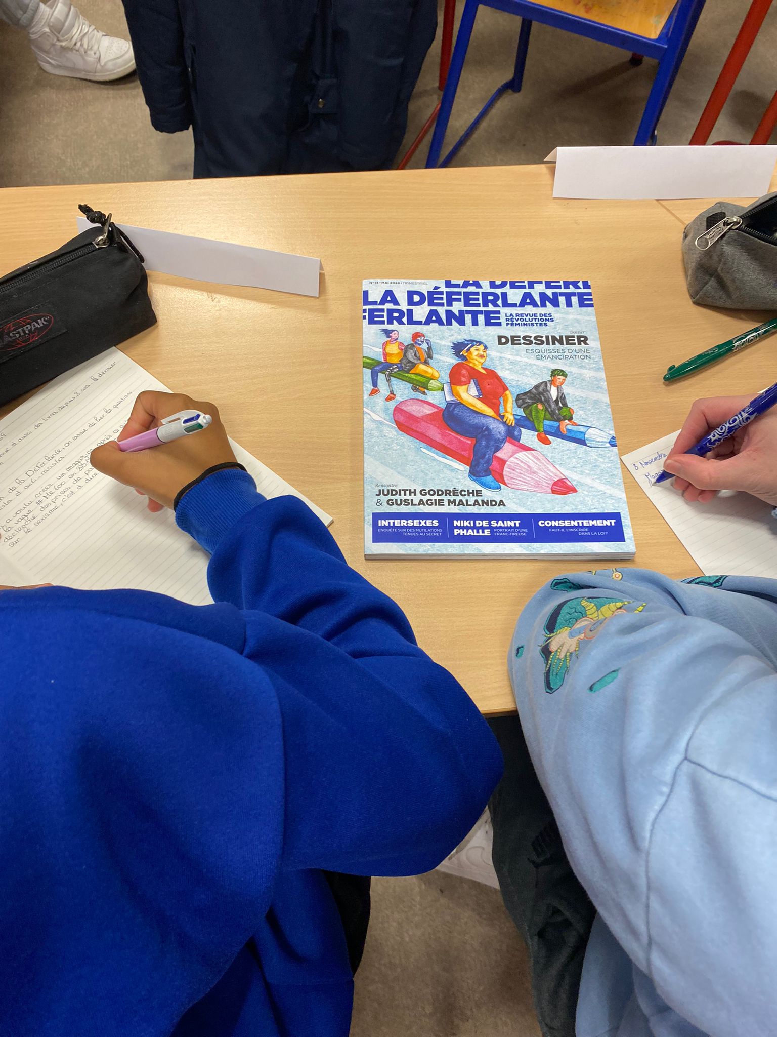 Résidence journalistique au collège Léon Jouhaux : écrire pour déconstruire les discriminations de genre